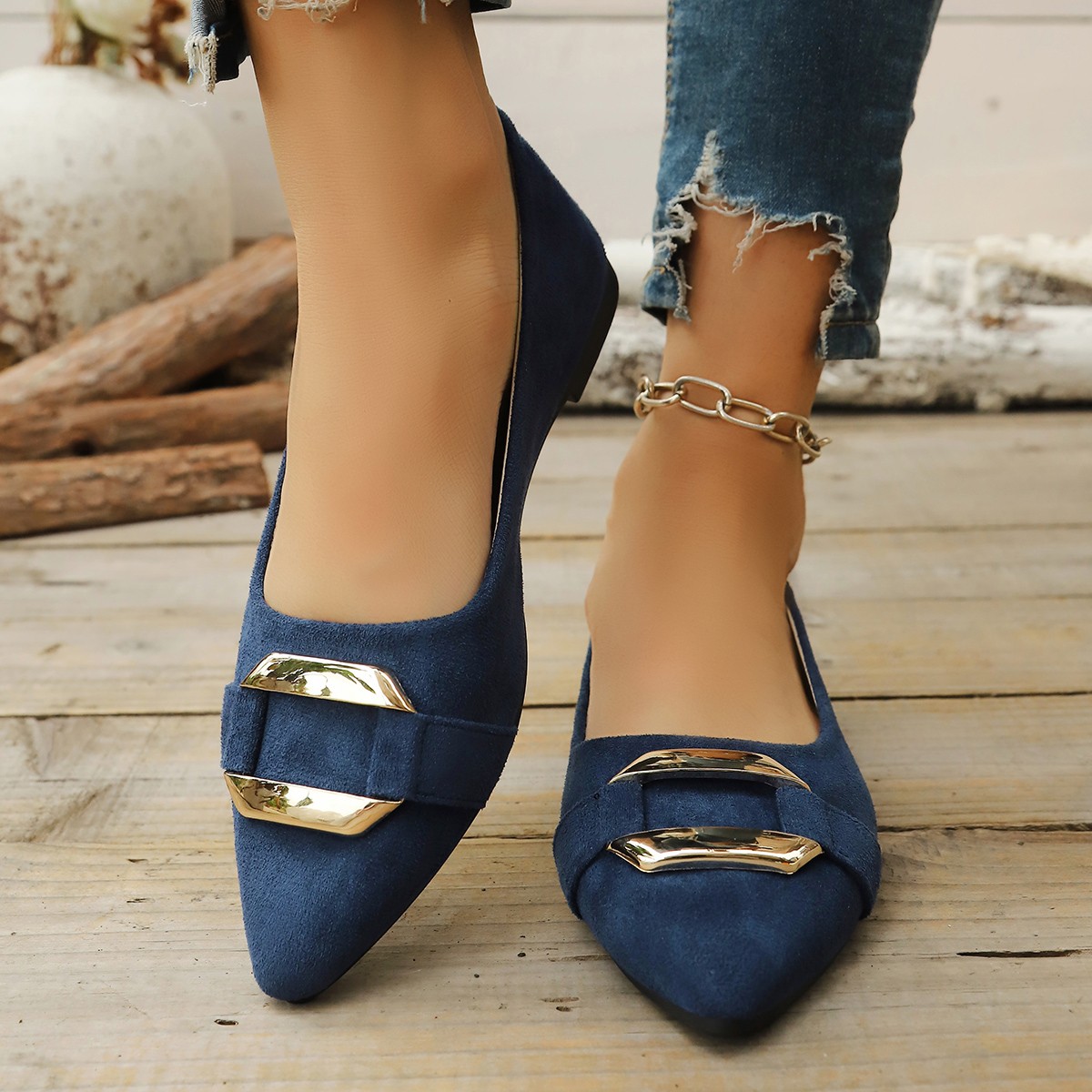 Women Fashion Heels - الربيع والخريف أنيقة وأشار مثير كعب