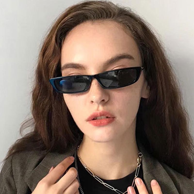 Women'S Fashion Eyeglass Frames - نظارات شمسية مستطيلة صغيرة للنساء، نظارات