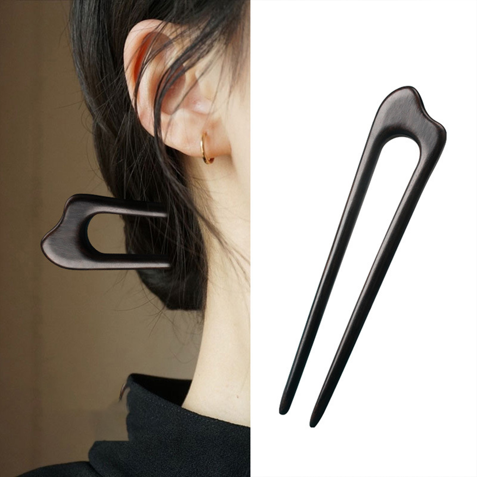 دبابيس شعر صينية بسيطة على شكل - مراجعة Women Fashion Hair Style وسعره