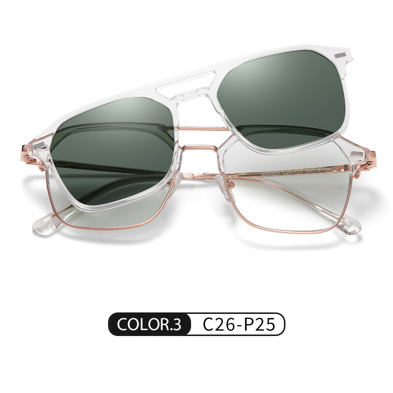 كليب على نظارات شمسية مستقطبة  - مراجعة Women'S Fashion Eyeglass Frames وسعره