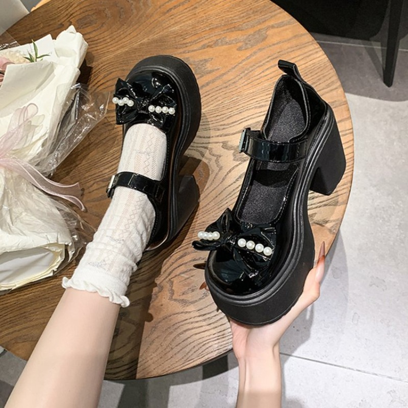 أحذية لوليتا 2026 سوداء بكعب ع - مراجعة Women Fashion Heels وسعره