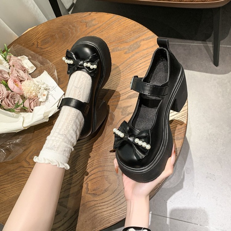 أحذية لوليتا 2026 سوداء بكعب ع - مراجعة Women Fashion Heels وسعره