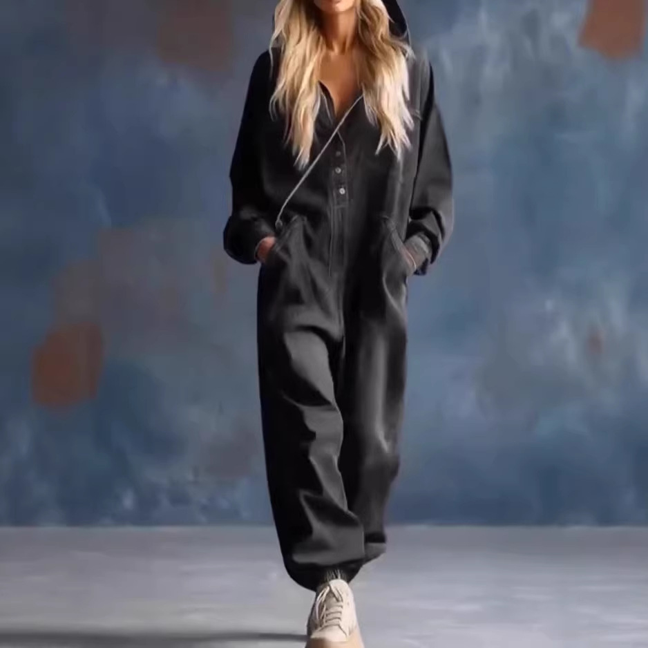 جمبسوت نسائي قطعة واحدة بأكمام - مراجعة Women'S Fashion Trousers وسعره
