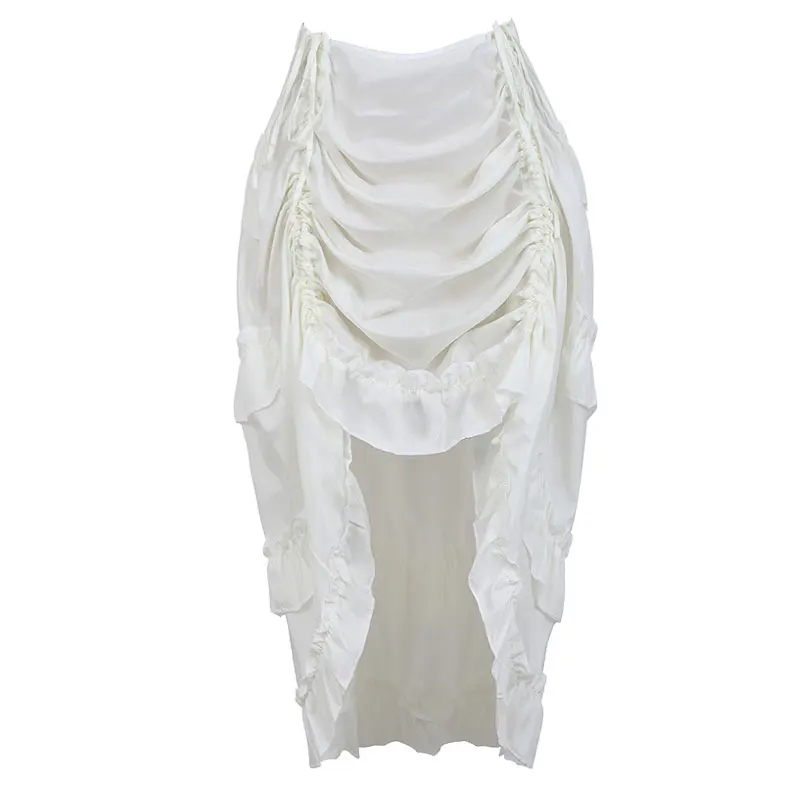 كورسيه ستيم بانك قوطي مع تنورة - مراجعة Pleated Skirt Women وسعره