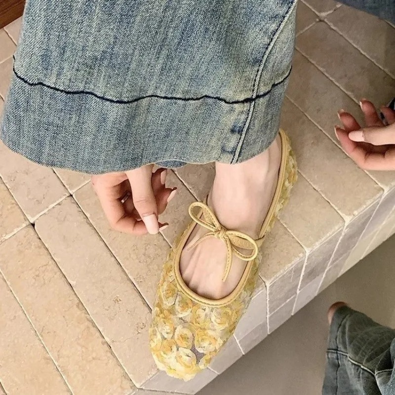 أحذية ماري جين شبكية جديدة بتص - مراجعة Women Fashion Heels وسعره