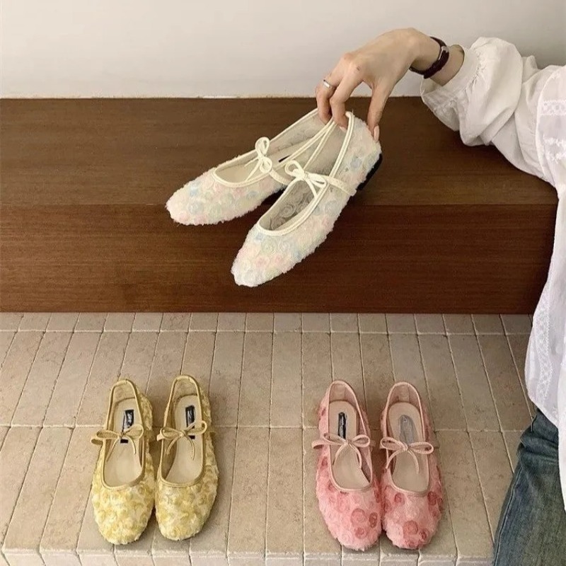 أحذية ماري جين شبكية جديدة بتص - مراجعة Women Fashion Heels وسعره