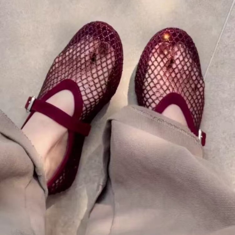 صنادل باوتو نسائية مرصعة بالأح - مراجعة Women Fashion Heels وسعره