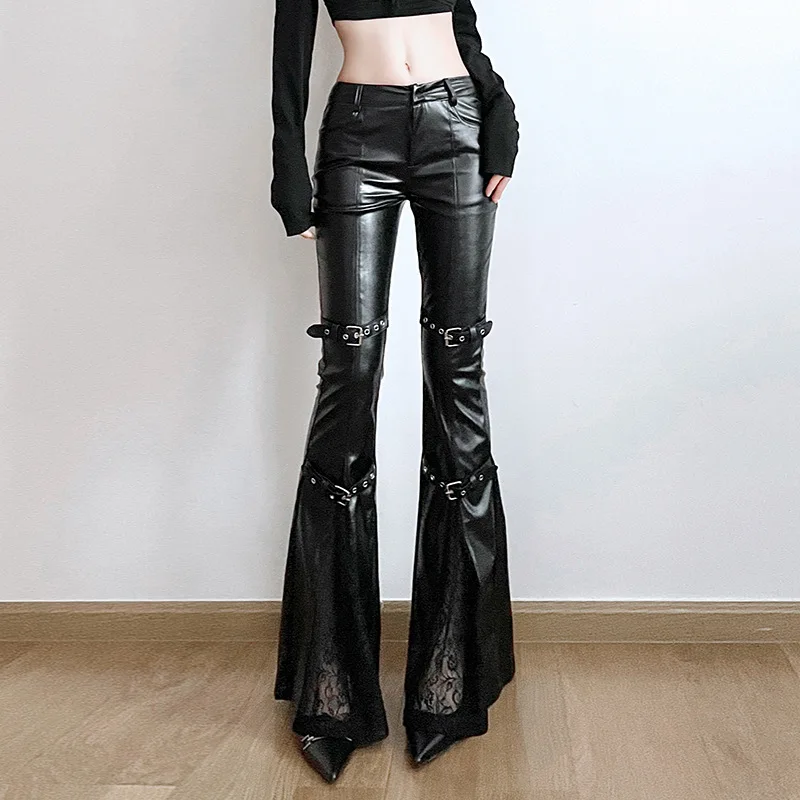 بنطال نسائي من جلد البولي يوري - مراجعة Women'S Fashion Trousers وسعره