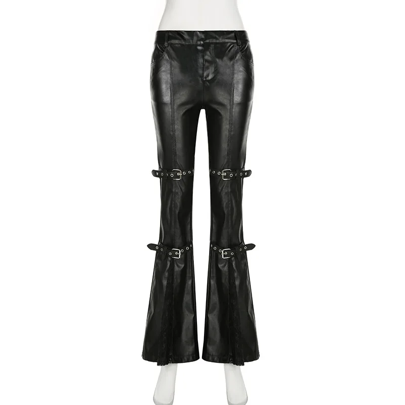 بنطال نسائي من جلد البولي يوري - مراجعة Women'S Fashion Trousers وسعره